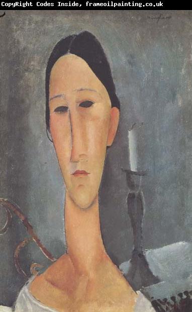 Amedeo Modigliani Hanka Zborowska au bougeoir (mk38)